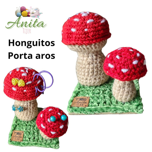 Honguito- Seta porta aros